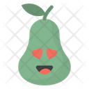 پیش‌نمایش فایل heart-eyes-pear-1581219 از پک شکلک‌ها