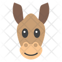 پیش‌نمایش فایل donkey-face-1582097 از پک شکلک‌ها