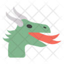 پیش‌نمایش فایل dragon-face-1582095 از پک شکلک‌ها