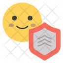 پیش‌نمایش فایل smiley-and-shield-1582090 از پک شکلک‌ها