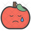 پیش‌نمایش فایل crying-apple-1585319 از پک آیکون‌های ایموجی