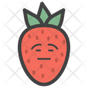 پیش‌نمایش فایل emotionless-strawberry-face-1585282 از پک آیکون‌های ایموجی