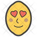پیش‌نمایش فایل heart-eyes-lemon-1585325 از پک آیکون‌های ایموجی