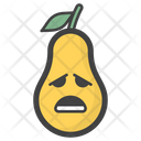 پیش‌نمایش فایل sad-pear-1585271 از پک آیکون‌های ایموجی