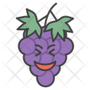 پیش‌نمایش فایل smiling-grapes-1585299 از پک آیکون‌های ایموجی