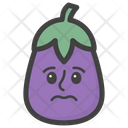 پیش‌نمایش فایل sad-brinjal-1585389 از پک آیکون‌های ایموجی