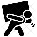 پیش‌نمایش فایل logistic-labor-pictogram-1667973 از پک مرد حمل‌کننده جعبه