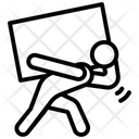 پیش‌نمایش فایل logistic-labor-pictogram-1668055 از پک مرد حمل‌کننده جعبه