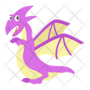 پیش‌نمایش فایل flying-dinosaur-cartoon-1669303 از پک دایناسورهای برداری بامزه