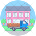 پیش‌نمایش فایل goods-delivery-truck-1677502 از پک حمل و نقل روان