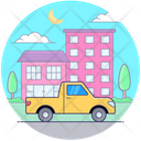 پیش‌نمایش فایل goods-delivery-truck-1677508 از پک حمل و نقل روان