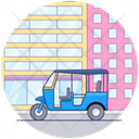 پیش‌نمایش فایل rikshaw-1677426 از پک حمل و نقل روان
