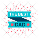 پیش‌نمایش فایل best-dad-sticker-1765116 از پک لوگوهای روز پدر