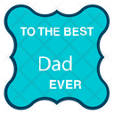 پیش‌نمایش فایل best-dad-sticker-1765148 از پک لوگوهای روز پدر