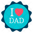 پیش‌نمایش فایل dad-love-sticker-1765120 از پک لوگوهای روز پدر