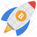 پیش‌نمایش فایل bitcoin-launching-1837561 از پک آیکون‌های تخت