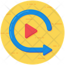 پیش‌نمایش فایل replay-1877574 از پک آیکون‌های تخت رنگی ۵