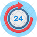 پیش‌نمایش فایل 24hr-availability-1912989 از پک آیکون‌های تخت رنگی جلد ۱