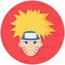 پیش‌نمایش فایل naruto-1913052 از پک آیکون‌های تخت رنگی جلد ۱