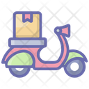 پیش‌نمایش فایل delivery-scooter-1951088 از پک حمل و نقل، تحویل و تکمیل سفارش