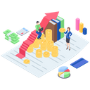 پیش‌نمایش فایل financial-growth-2040557 از پک کسب‌وکار و مالی ایزومتریک