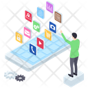 پیش‌نمایش فایل mobile-app-development-2040555 از پک کسب‌وکار و مالی ایزومتریک