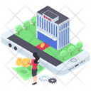 پیش‌نمایش فایل mobile-banking-app-2040552 از پک کسب‌وکار و مالی ایزومتریک