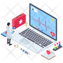 پیش‌نمایش فایل online-healthcare-2040565 از پک کسب‌وکار و مالی ایزومتریک