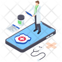 پیش‌نمایش فایل online-medical-consultation-2040543 از پک کسب‌وکار و مالی ایزومتریک