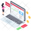 پیش‌نمایش فایل pay-per-click-2040540 از پک کسب‌وکار و مالی ایزومتریک