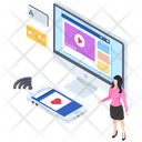 پیش‌نمایش فایل web-video-2040532 از پک کسب‌وکار و مالی ایزومتریک