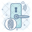 پیش‌نمایش فایل fingerprint-door-lock-2119648 از پک احراز هویت بیومتریک و کیوآر کد