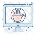 پیش‌نمایش فایل hand-biometric-2119674 از پک احراز هویت بیومتریک و کیوآر کد