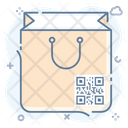 پیش‌نمایش فایل shopping-bag-code-2119664 از پک احراز هویت بیومتریک و کیوآر کد