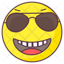 پیش‌نمایش فایل cool-emoji-2206432 از پک شکلک‌های خندان