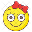 پیش‌نمایش فایل cute-girl-emoji-2206468 از پک شکلک‌های خندان