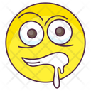 پیش‌نمایش فایل drooling-emoticon-2206512 از پک شکلک‌های خندان