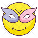 پیش‌نمایش فایل masquerade-emoji-2206469 از پک شکلک‌های خندان