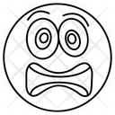 پیش‌نمایش فایل scared-emoji-2210675 از پک شکلک‌های خندان
