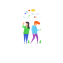 پیش‌نمایش فایل connect-with-friends-1805729 از پک صفحه‌های خوش‌آمدگویی