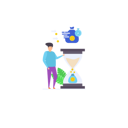 پیش‌نمایش فایل time-is-money-1805757 از پک صفحه‌های خوش‌آمدگویی