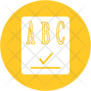 پیش‌نمایش فایل spell-checker-grammar-checker-success از پک گلیف سئو دایره ای