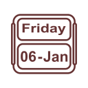 پیش‌نمایش فایل calendar-35 از پک تقویم 2017