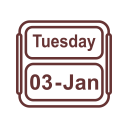 پیش‌نمایش فایل calendar-38 از پک تقویم 2017