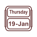 پیش‌نمایش فایل calendar-40 از پک تقویم 2017
