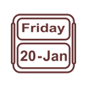 پیش‌نمایش فایل calendar-41 از پک تقویم 2017