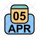 پیش‌نمایش فایل april-34 از پک تقویم کسب و کار 2017 خطی پر