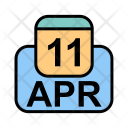 پیش‌نمایش فایل april-40 از پک تقویم کسب و کار 2017 خطی پر