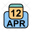 پیش‌نمایش فایل april-41 از پک تقویم کسب و کار 2017 خطی پر