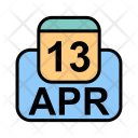 پیش‌نمایش فایل april-42 از پک تقویم کسب و کار 2017 خطی پر
